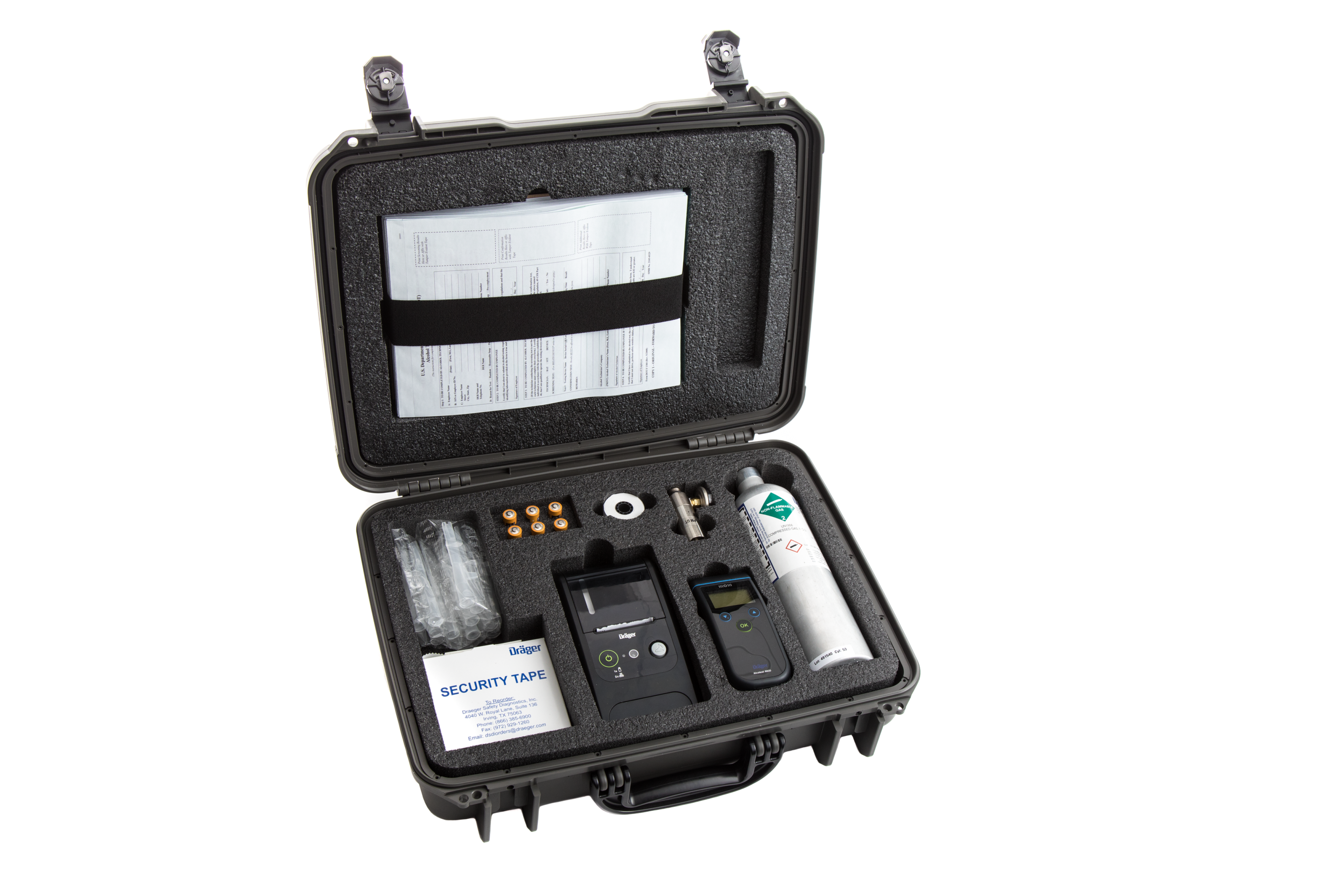 Dräger Alcotest® 6820 for DOT kit, Breath Alcohol Testing Device
